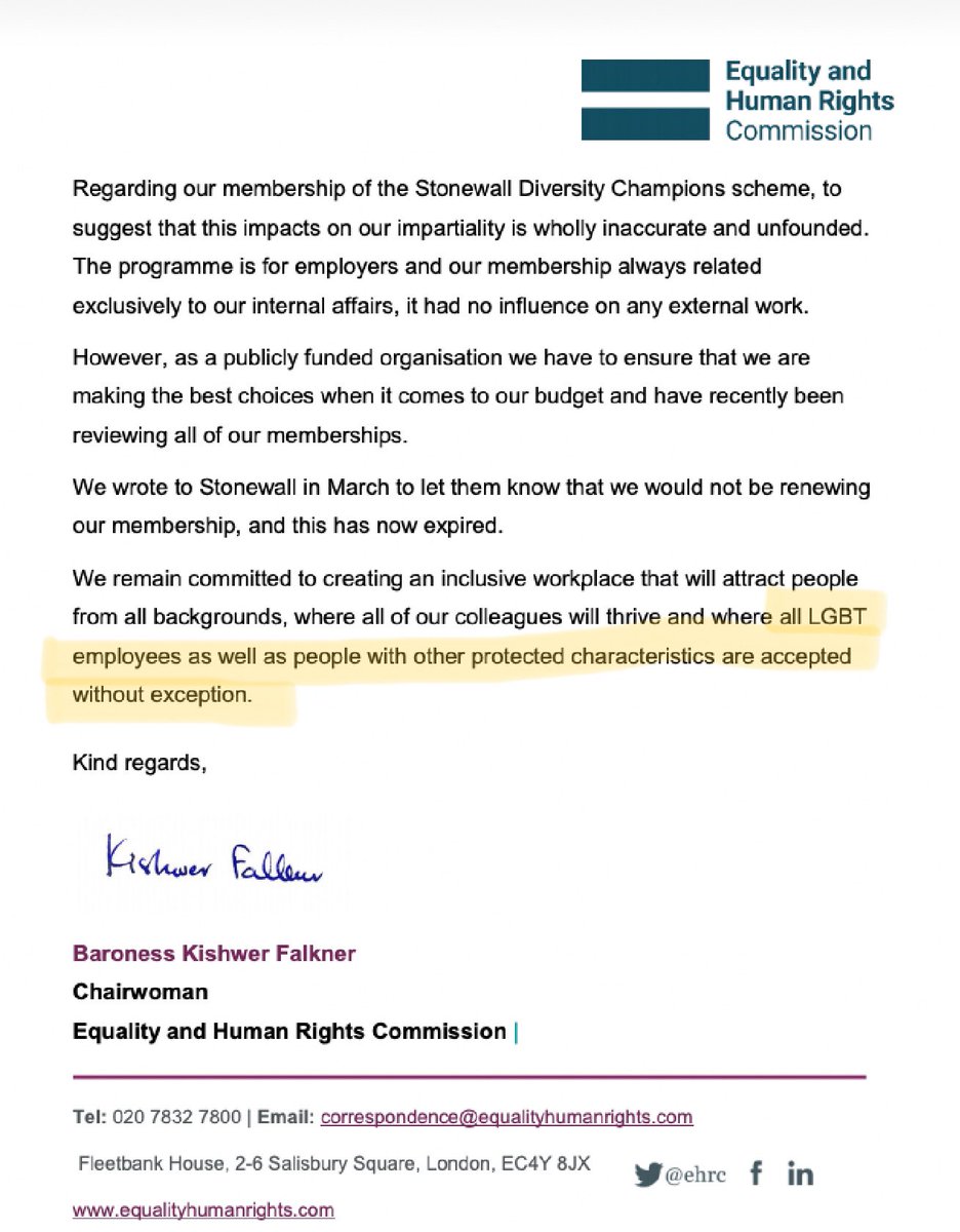 MaryMinifie's tweet image. Turns out that women *do* have rights, after all! 🚺💪🏻

#Stonewall #AcceptanceWithoutException #EvenForWomen! 😱
#OtherProtectedCharacteristicsAreAvailable