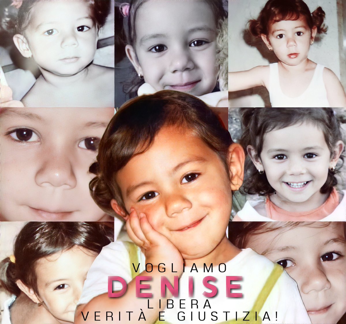michi_vvo's tweet photo. É il momento di venire allo scoperto, di abbattere il muro della paura e l’enigma dei segreti. 
Denise deve tornare a casa. 
Piera e Piero devono riabbracciare la loro bambina. 
Giustizia deve essere fatta.
#lapacchiaèfinita #DenisePipitone #veritaperdenise https://t.co/QwqjpZzoJ5