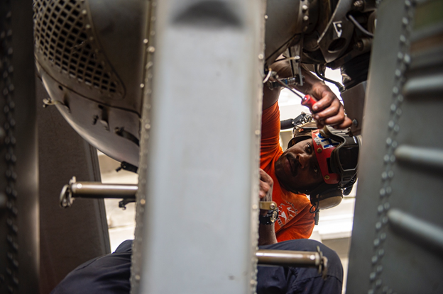 What a week! Vertical replenishment-at-sea, replenishment-at-sea flight ops and a whole lot of maintenance. Hit the RT button if you like IKE!