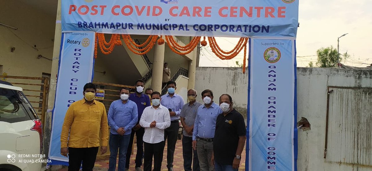 BhuyanMiten's tweet photo. Thanks to Rotory Club of Berhampur For such a Great initiative Open the Post Covid center in Berhampur . https://t.co/bRbVFGFcQi