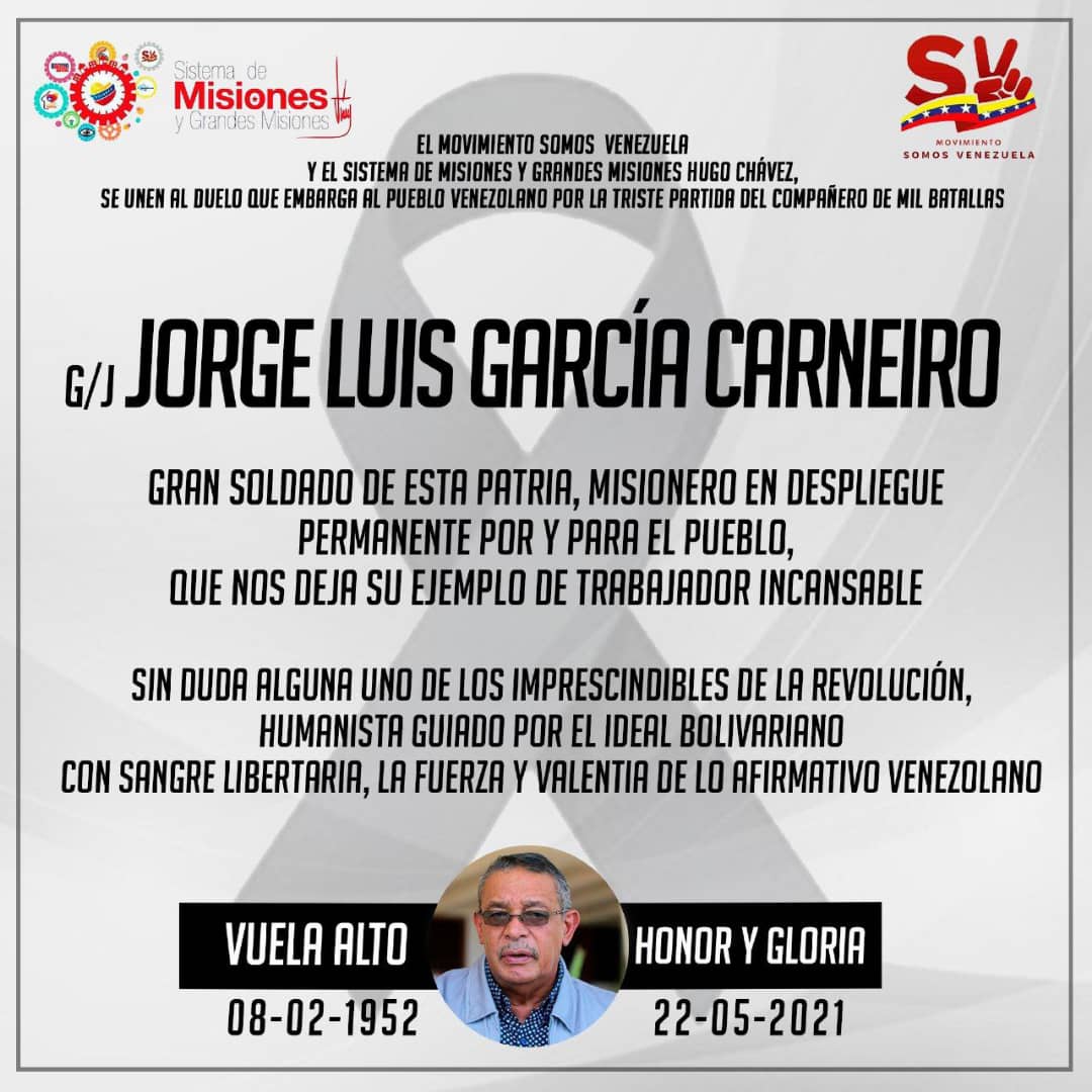 MsvPlaza's tweet photo. #23Mayo Hoy los Brigadistas del #MSVPlaza lamentamos tu partida física pero seguiremos enarbolando tu carácter rebelde, leal y unitario #CarneiroEsPueblo https://t.co/L3UNhlhMeD