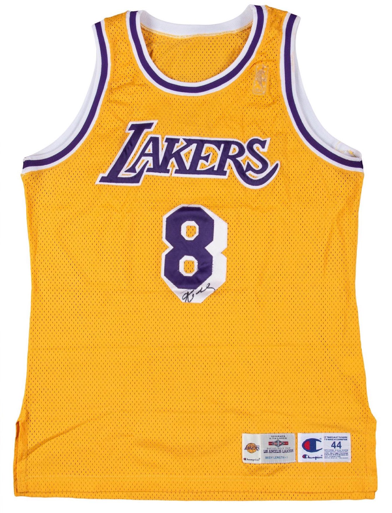 signed kobe jersey number 8