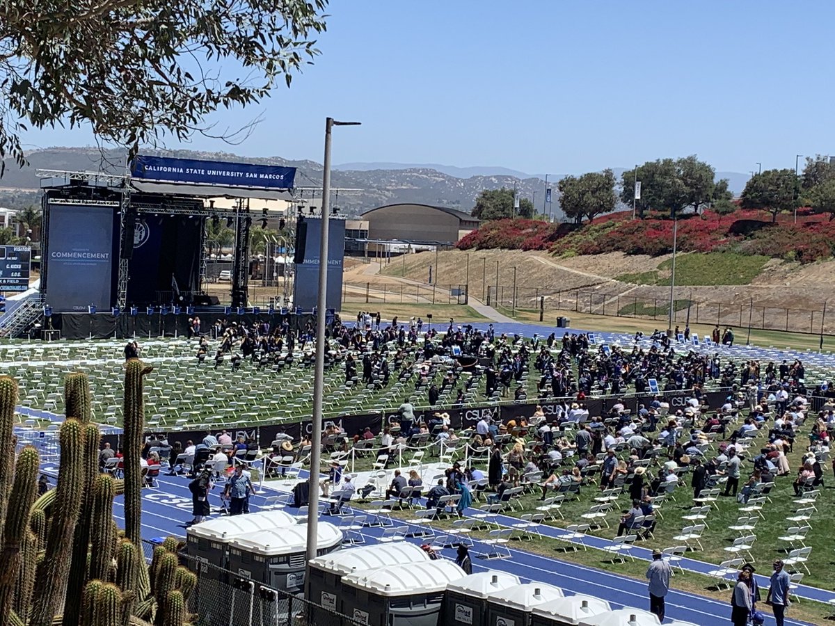 pprado9195's tweet image. It’s a beautiful Sunday afternoon @CSUSM Getting ready for ceremony #5 with @CEHHS_CSUSM My peeps!! #Classof2021 #classof2020