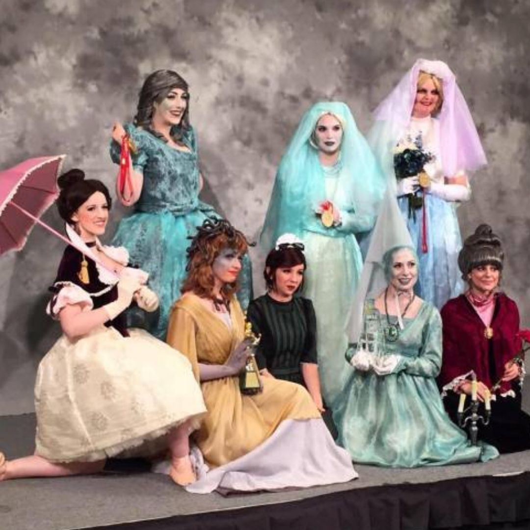 CreepyKingdom's tweet photo. On this episode of the original Creepy Kingdom podcast, we talked to the choreographer of the award-winning Women of the Haunted Mansion masquerade skit that was performed at San Diego Comic-Con 2015! https://t.co/05IOXIGDXw Originally posted on July 31, 2015. #CreepyKingdom10 https://t.co/S0IYtujb3B
