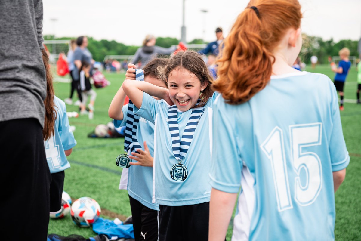 sportingkcyouth's tweet photo. Today was the last day of our Spring Rec. League season, and what better way to celebrate than with medals 🏅

We loved seeing all of our players each weekend!

You can sign-up now for the Fall season at https://t.co/fe1iA3FVqj https://t.co/ln8c0vWEMG