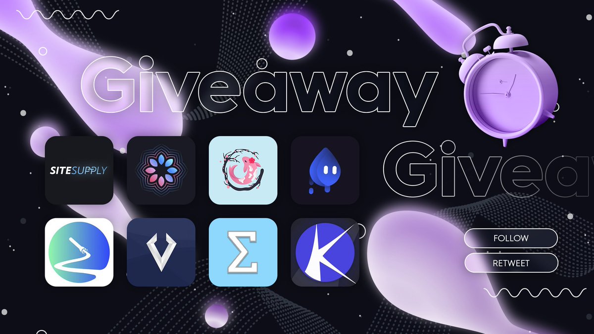 TheSiteSupply's tweet photo. Huge giveaway! 🎁

1x @TheSiteSupply Key
1x @Koi_Solutions + @Koi_AIO Key
1x @Lexus_AIO Key
1x @TorpedoAIO Key
1x @ViperAIO_ Key
1x @SigmaBots Key
1x @KageAIO Key
1x @RyzeIO Key

Rules:
- Follow all accounts ✅ 
- Retweet ♻️ 
- Turn on notifications. 🔔 

Good luck! https://t.co/iKrUh2bV46