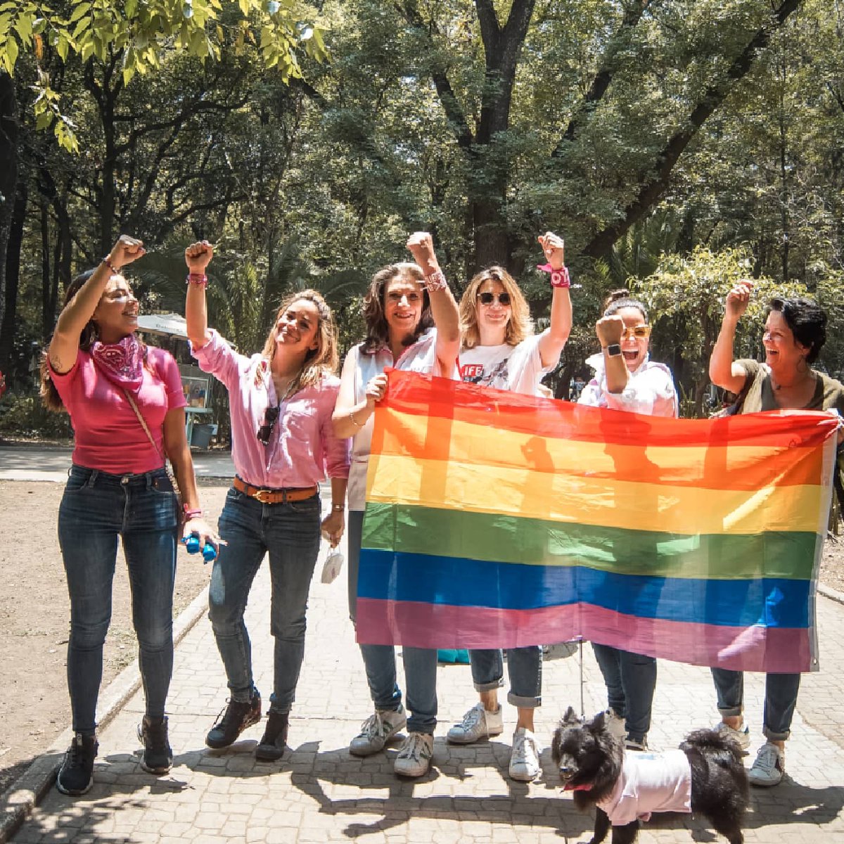 fuerzaxmexico's tweet photo. Hoy Fuerza Por México está a favor de los que no tienen voz, de esos seres que con su bondad, se ganan el amor de las personas.

En compañía de Laura Austin, Salvador Loyo, Ingrid Carreón y Gaby Pintos, hoy firmamos un compromiso para proteger a los seres de 4 patas. https://t.co/Z2Logs4E63