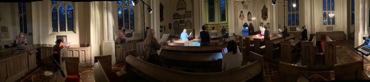 LondonConcord's tweet photo. Choirs were given the chance to start singing inside together last Autumn. Here we are in September, socially distanced and wearing masks with ventilation. Now we have the added benefit of the vaccine! @OliverDowden @DCMS @DCMSArts #singingmatters https://t.co/K1ew8obFv9