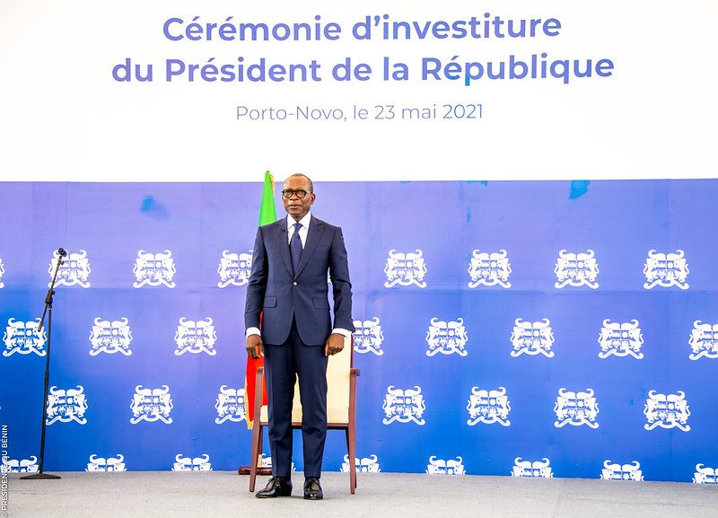 Quelques photos officielles de la cérémonie d'investiture du #Prbenin S.E.M. <a href="/PatriceTalonPR/">Patrice TALON</a> ce dimanche 23 Mai 2021 au stade Charles de Gaulle de Porto-Novo. #Wasexo #InvestitureprBenin