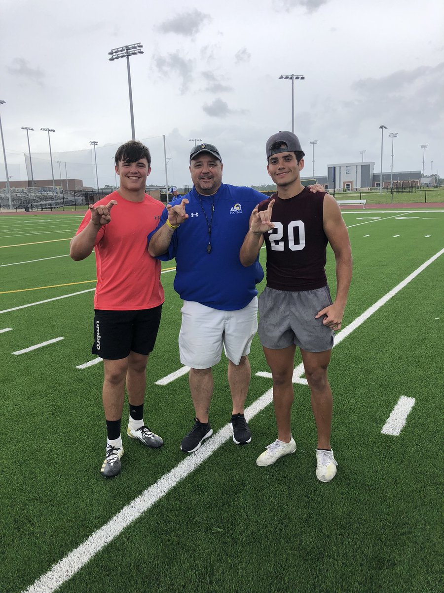 Had a great time going out and competing today with @ASURamFootball #ramfam <a href="/waller_football/">Waller Football</a> <a href="/CoachDMcKinney/">Deveon McKinney</a> <a href="/CoachAschenbeck/">Grant Aschenbeck</a> @Coach_PorterWHS