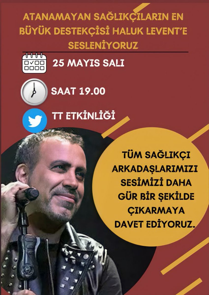 MEMURKOMUTANI's tweet photo. Daha öncede sağlıkçıların yanında oldun senden son bir kez daha şarkı istiyoruz abi @haluklevent https://t.co/9cwB97T6yY