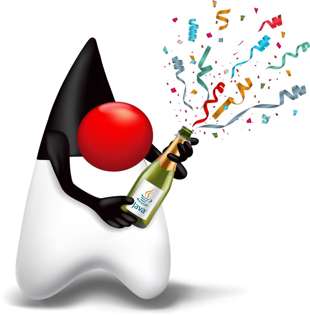 jugnicaragua's tweet image. Java cumple hoy 26 años.
El 23 de Mayo de 1995 vió la luz de forma pública, durante la conferencia SunWorld ¡Qué tiempos!
Hoy Java es un stack de tecnología que pertenece al mundo.
#Java26 #java