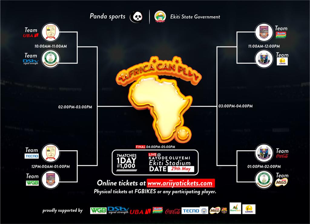 This what I saw on Google. Africa to the world. Get ready for the hottest tournament. 4 schools, 1 day tournament. 
#Africacanplay 

@Panda_sprts
@fuoyecast @FuoyeTv @FuoyeS @fedpolyado1 @fedpoladnews  @futasugovt @FUTARadio931FM @thefutastudent @eksu_su