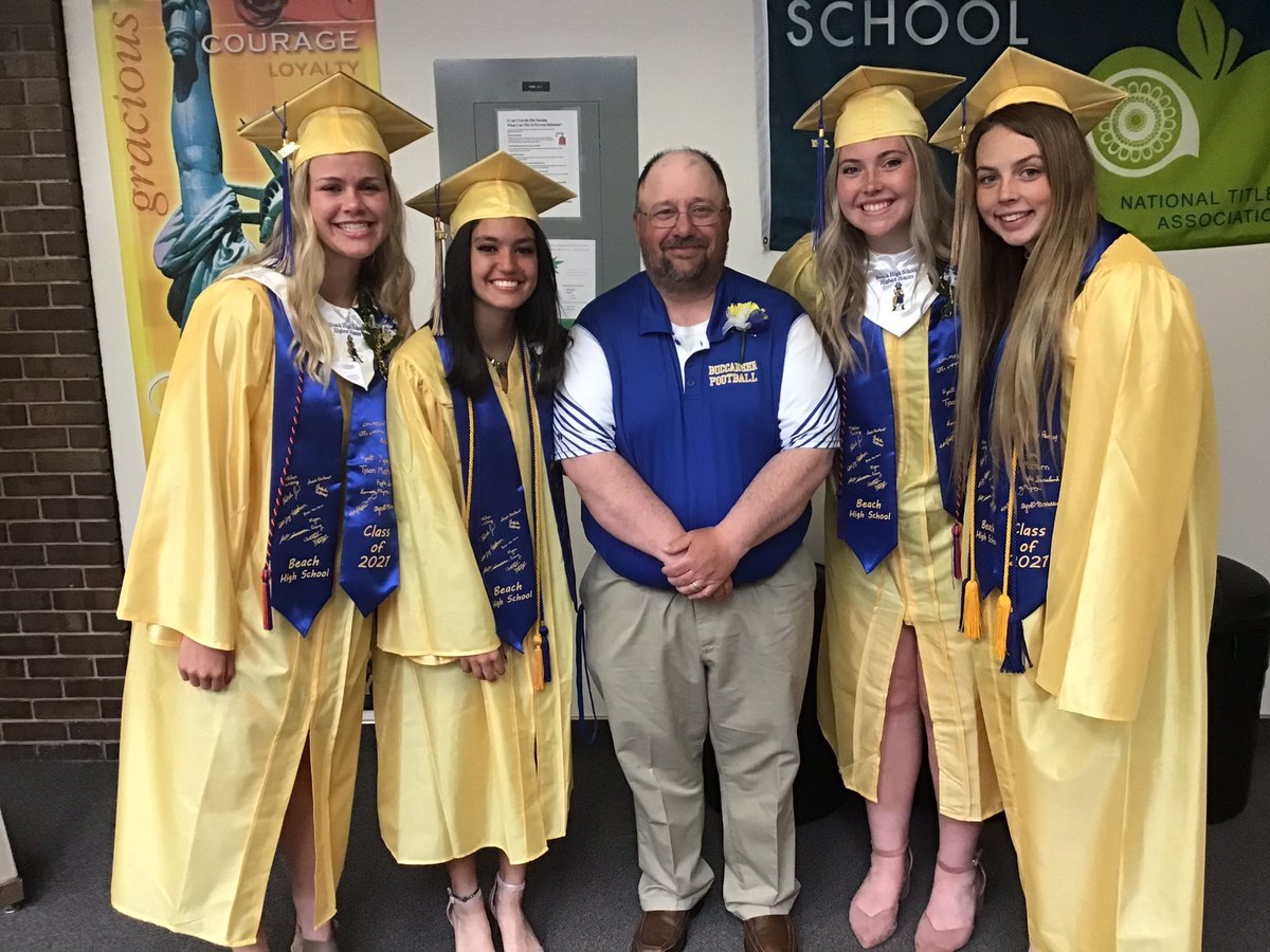 2021 Beach High School Graduate pictures. First up, our senior track and field stars <a href="/FarstveetMolly/">molly farstveet</a> <a href="/mrising22/">Megan Rising</a> <a href="/ThePortugueseB/">Beatriz</a> #Madi #Proudcoach #BucPride