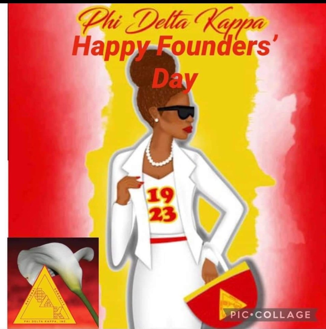 NspdkH's tweet photo. Happy Founder's Day to the ladies of the National Sorority of Phi Delta Kappa, Inc.!
#98YearsStrong
#WeEducate https://t.co/wAfVWoHloS