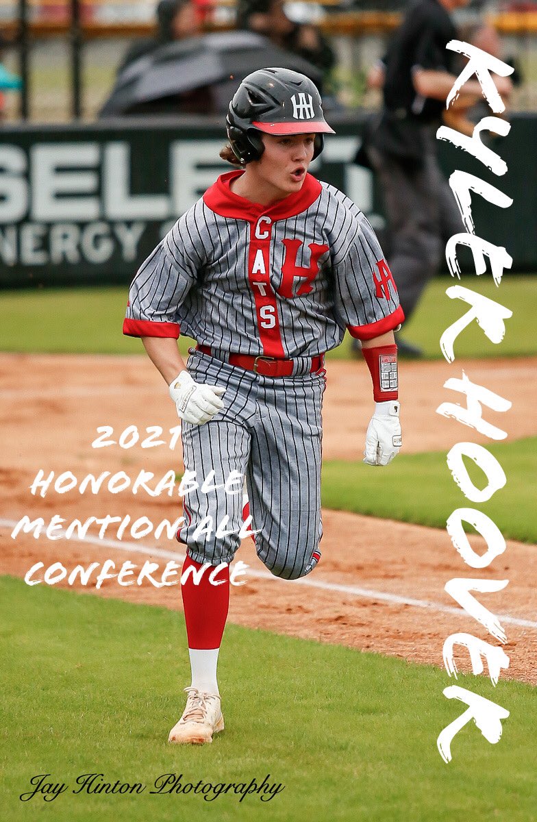 Congratulations to Kyler Hoover on an outstanding 2021 baseball season!