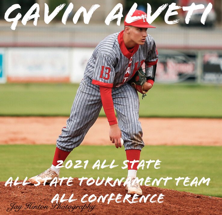 Congratulations to Gavin Alveti on an outstanding 2021 baseball season!