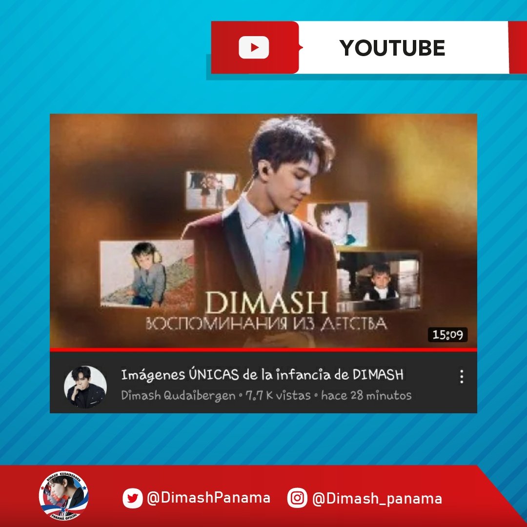DimashPanama's tweet photo. [Youtube]
.  .  .
Dimash compartió en su canal de YouTube con motivo de su cumpleaños donde vemos a un pequeño Dimash haciendo de la suyas!😊😊🥰 #DimashBirthday https://t.co/vZ91aDjE0F