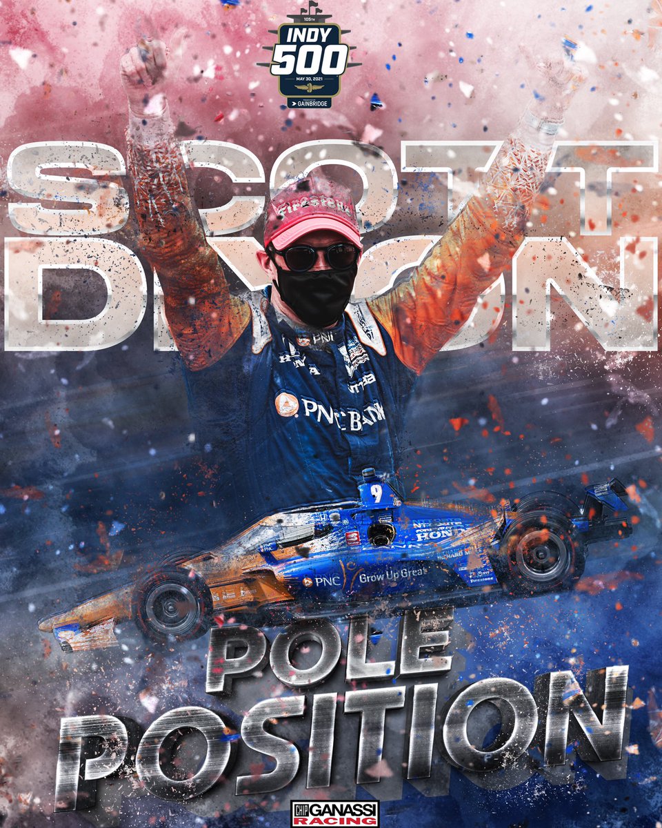 CGRTeams's tweet photo. HE DID IT!! 👏👏👏👏👏

@scottdixon9 is your pole sitter for the 105th running of Indianapolis 500!!

#FirestoneFast9 | #BankOnThe9 
@HondaRacing_HPD @pncbank @IndyCar https://t.co/9f8TKft0pa