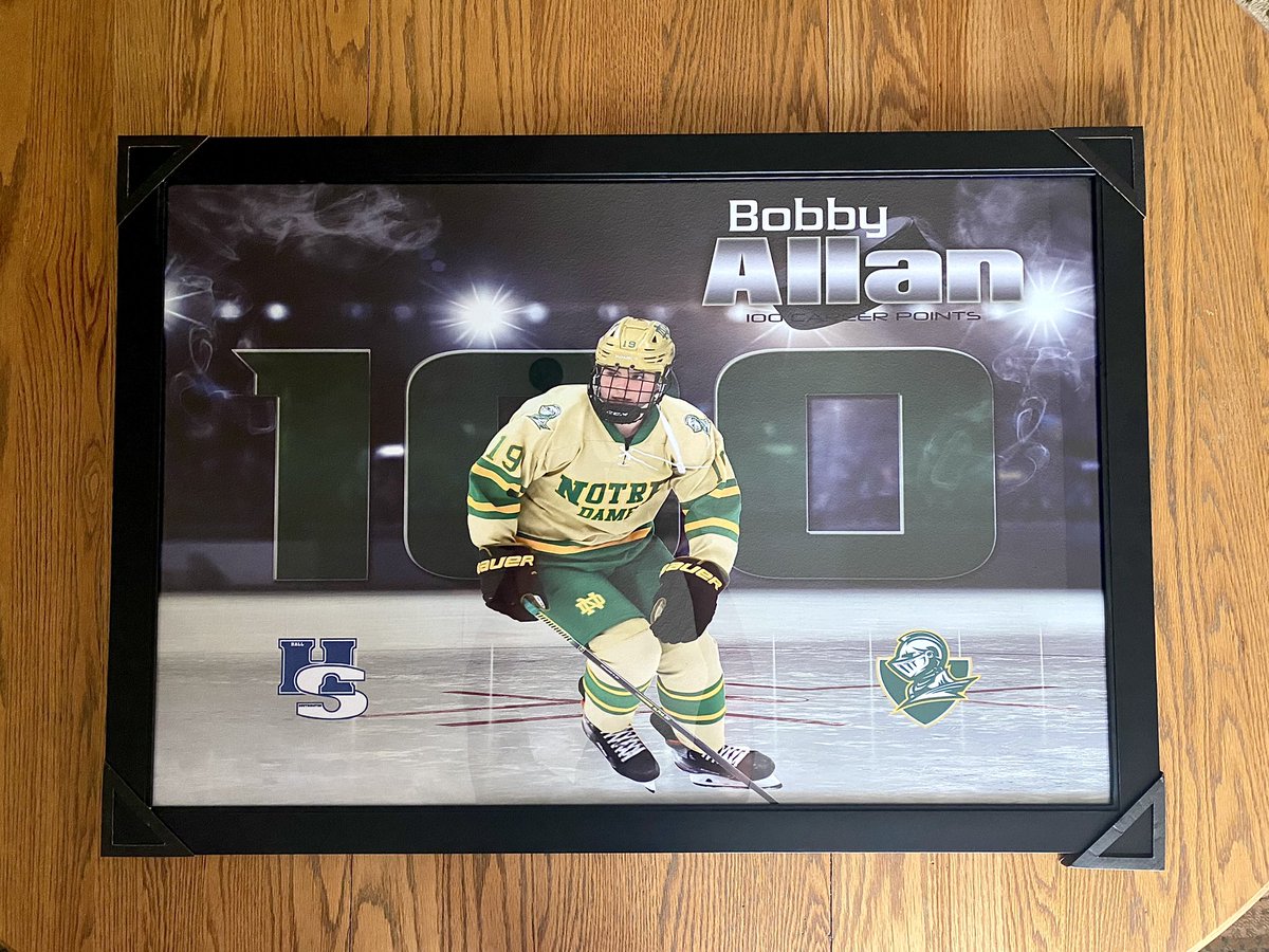 CT HS Hockey Report Chris (@cthkreportchris) on Twitter photo We are happy to have helped Bobby Allan and his family memorialize Bobby’s 100th career point wit a custom 24x36 image in a solid wood frame. If you have a player reaching a milestone next season; let us help capture it for you. <a href="/CTHSHockey/">CTHSHockey</a> #cthk We are happy to have helped Bobby Allan and his family memorialize Bobby’s 100th career point wit a custom 24x36 image in a solid wood frame. If you have a player reaching a milestone next season; let us help capture it for you. <a href="/CTHSHockey/">CTHSHockey</a> #cthk