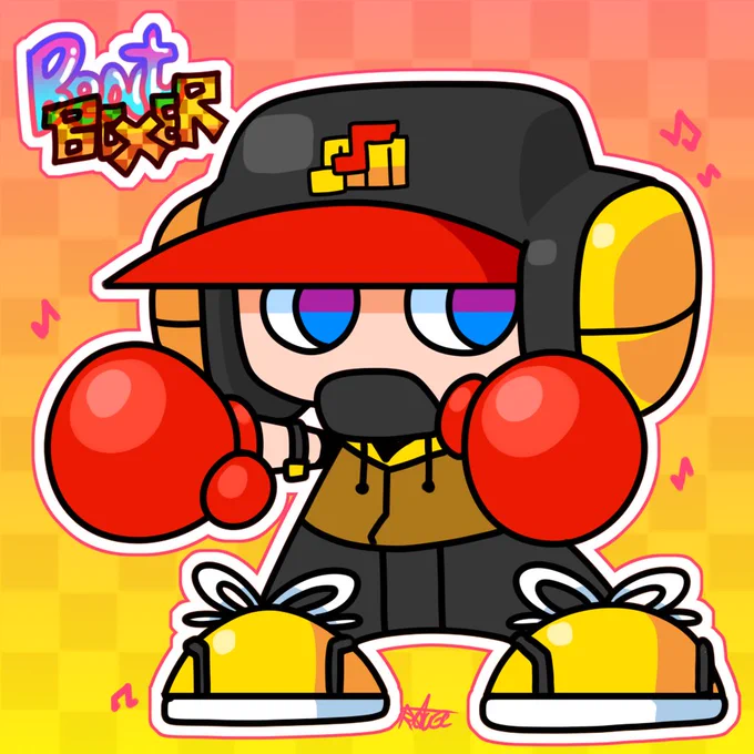 old video game idea from 2020: BeatBoxer!
and rpg that becomes a rythm game version of super punch out everytime you fight someone.
punch and dodge to the rythm of the music.
#videogameidea #characterdesign #OCs 