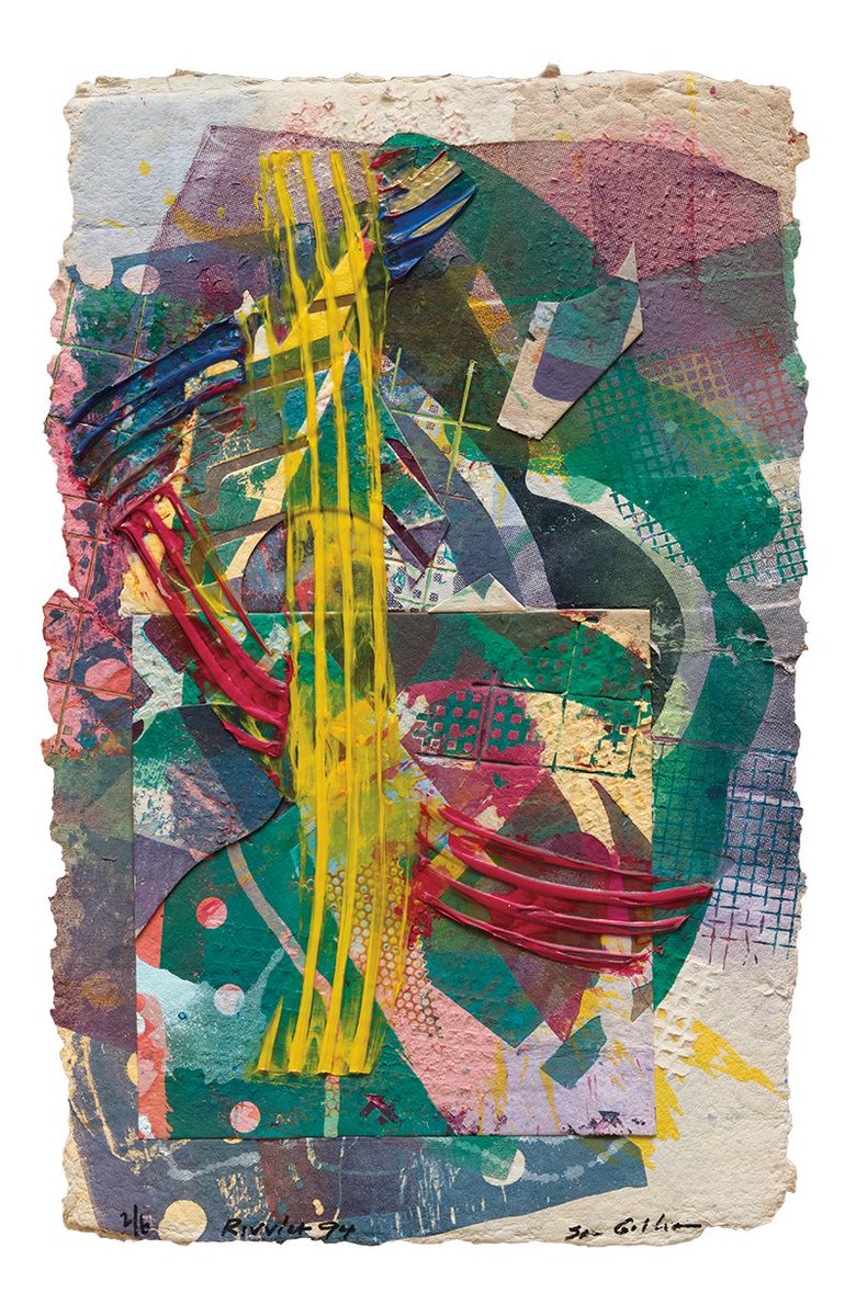 'Rivulet' by Sam Gilliam hammers above high estimate at $12k. #samgilliam #artauction #liveauction #auctionresults