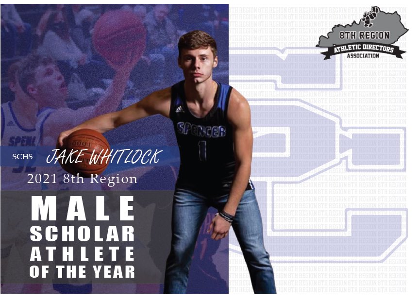2021 8th Region AD Association Awards

Region Male Scholar-Athlete of the Year
Jake Whitlock - Spencer County

<a href="/SCHSBear/">Spencer County High School</a> 

Congratulations to Jake!

#8thRegionMaleSAotY