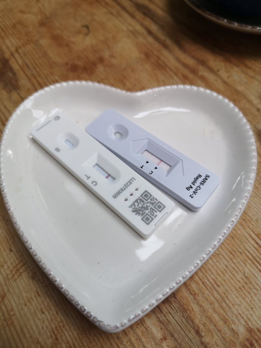 His and Hers Covid tests... ❤️