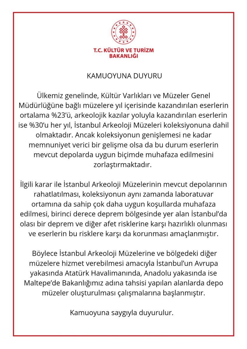 Kültür Varlıkları ve Müzeler Genel Müdürlüğü (@kvmgm) on Twitter photo 