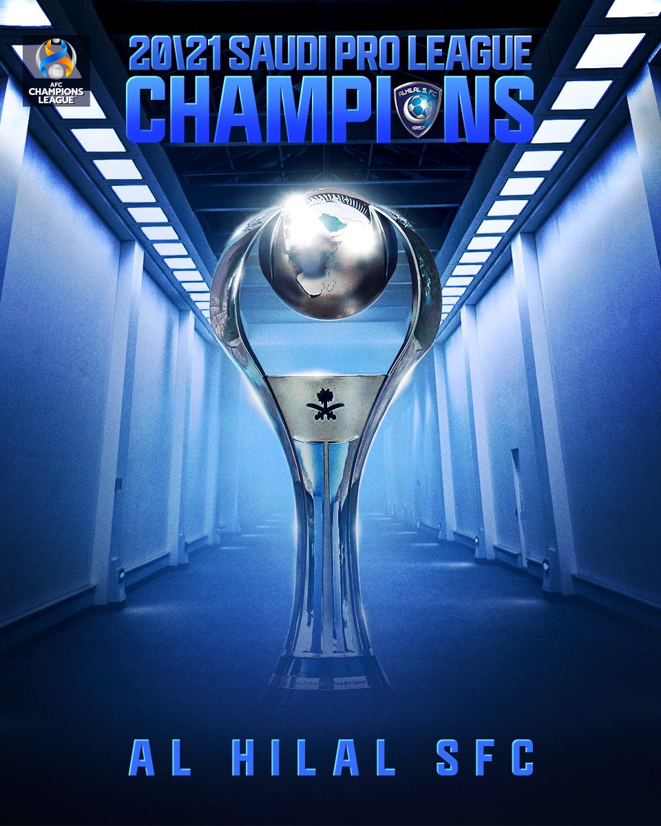 🏆 الهلال بطلاً للدوري السعودي للمرة الرابعة خلال آخر 5⃣ سنوات والسابعة عشر في تاريخه!

 🇸🇦 إنجاز كبير للعملاق السعودي 👏🏻