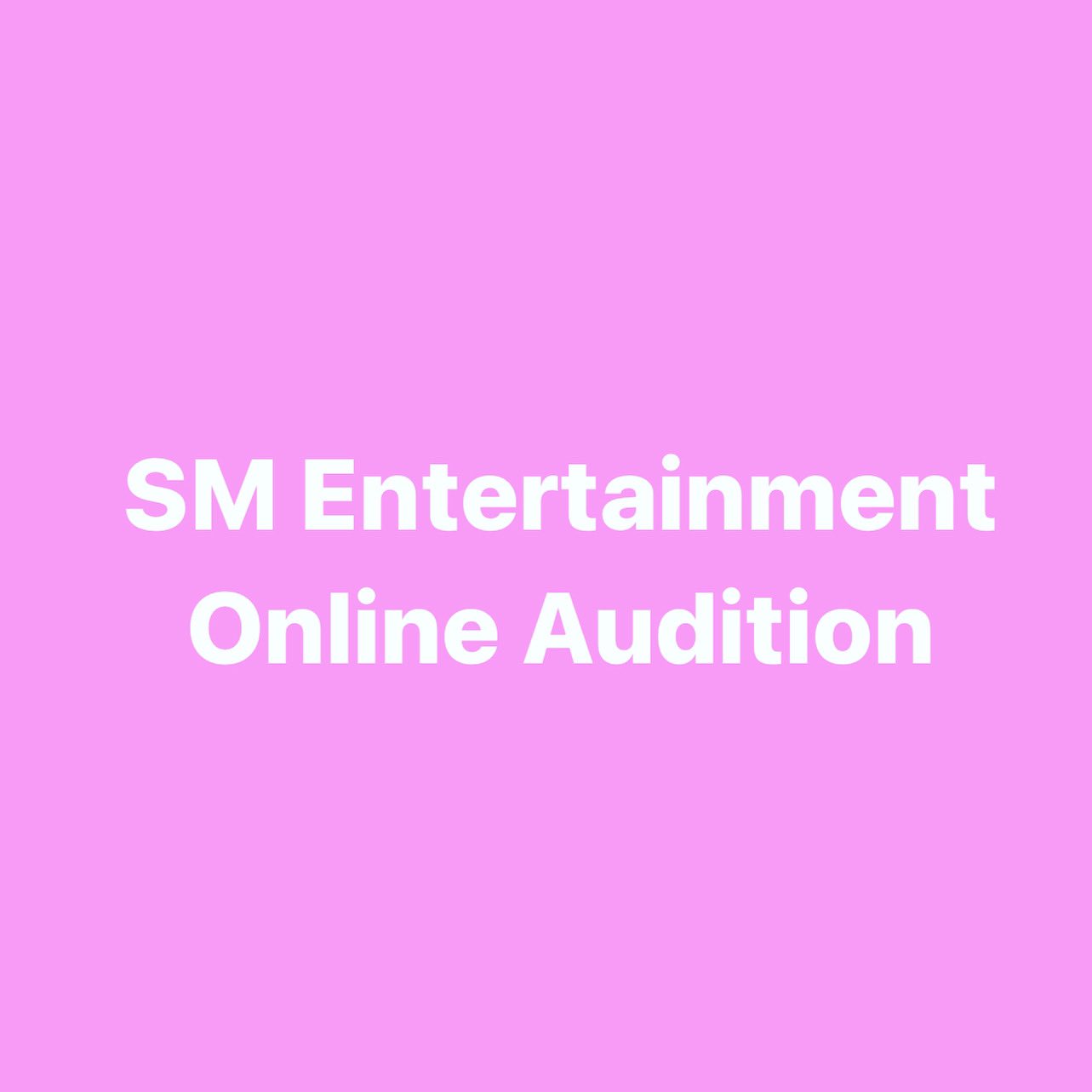 Gazakpopdancestudio Sm Entertainmentさん オンラインオーディション開催決定 Gaza会員様限定 6月4日 金 19 00 予約はgazaのline もしくはホームページへ 本日より受付開始 Smentertainment 韓国アイドル 練習生 韓国オーディション 練習生