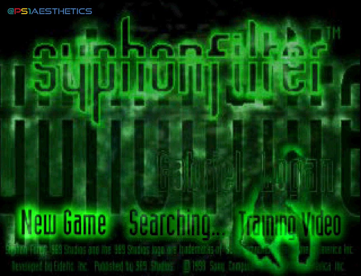 PS1Aesthetics's tweet image. Syphon Filter (1999)
Developed by Eidetic
#PS1 #PSX #lowpoly #PS1Aesthetics
