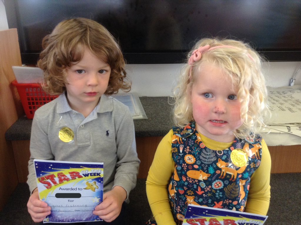 SullyPS's tweet photo. Congratulations to our Nursery Stars of the Week! We are very proud of you! https://t.co/BVkjHAQosQ