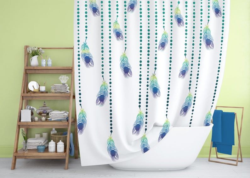 PaperPrezzies's tweet photo. Ombre peacock feathers boho shower curtain set Dream catcher | Etsy https://t.co/9kIzLUBbdy https://t.co/tMd9WvKPh5
