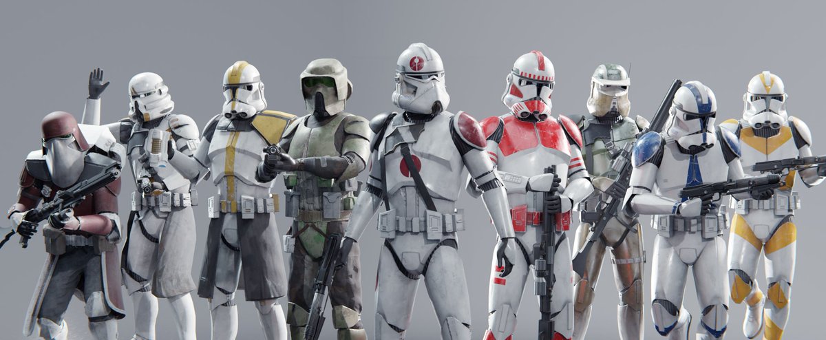 GCMod_Official's tweet image. Our troopers have been getting some upgrades recently. Which one is your favorite?