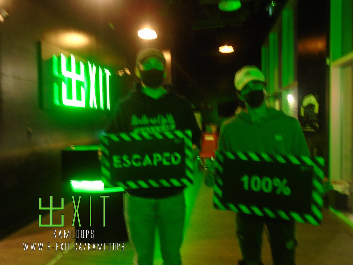 exitkamloops's tweet image. Here’s some of our awesome escapee’s from May 16th-23, 2021. Many failed and many succeeded! Test your wits today! 
facebook.com/media/set/?van…