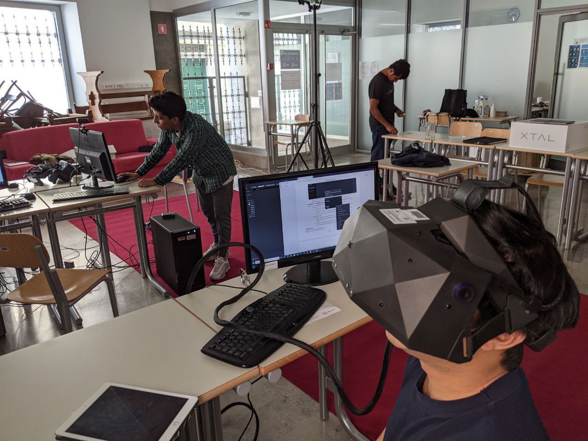 HICUPLab's tweet photo. Just a typical Sunday afternoon for us!
#HicupLab team preparing for the #MixedReality workshop. https://t.co/UFlZr0jgSz