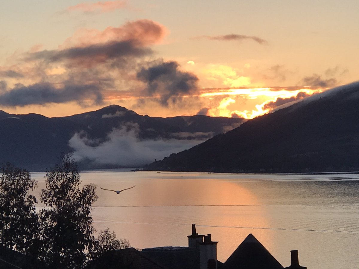 TheLastGoodGirl's tweet image. Reward for a very rainy day #subset #inverclyde #sunset #burney #yesburneyisaword #nofilter