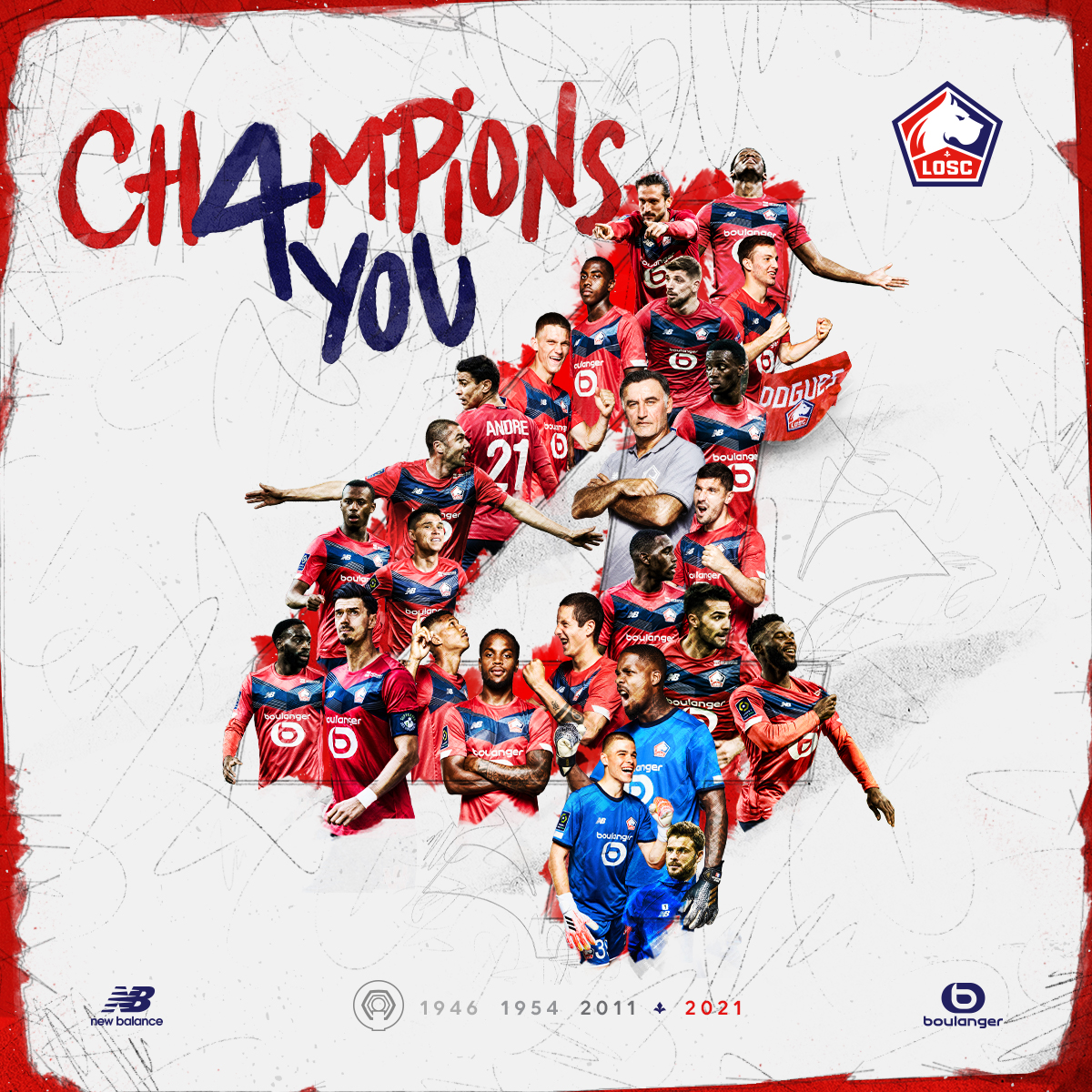 Ten years later, we are back in dreamland: this is as real as it gets … Following our victory against @AngersSCO, we are @Ligue1UberEats 𝗖𝗛𝗔𝗠𝗣𝗜𝗢𝗡𝗦 𝗢𝗙 𝗙𝗥𝗔𝗡𝗖𝗘 ! ❤️ #Champions4You @NewBalanceFR @NBFootball