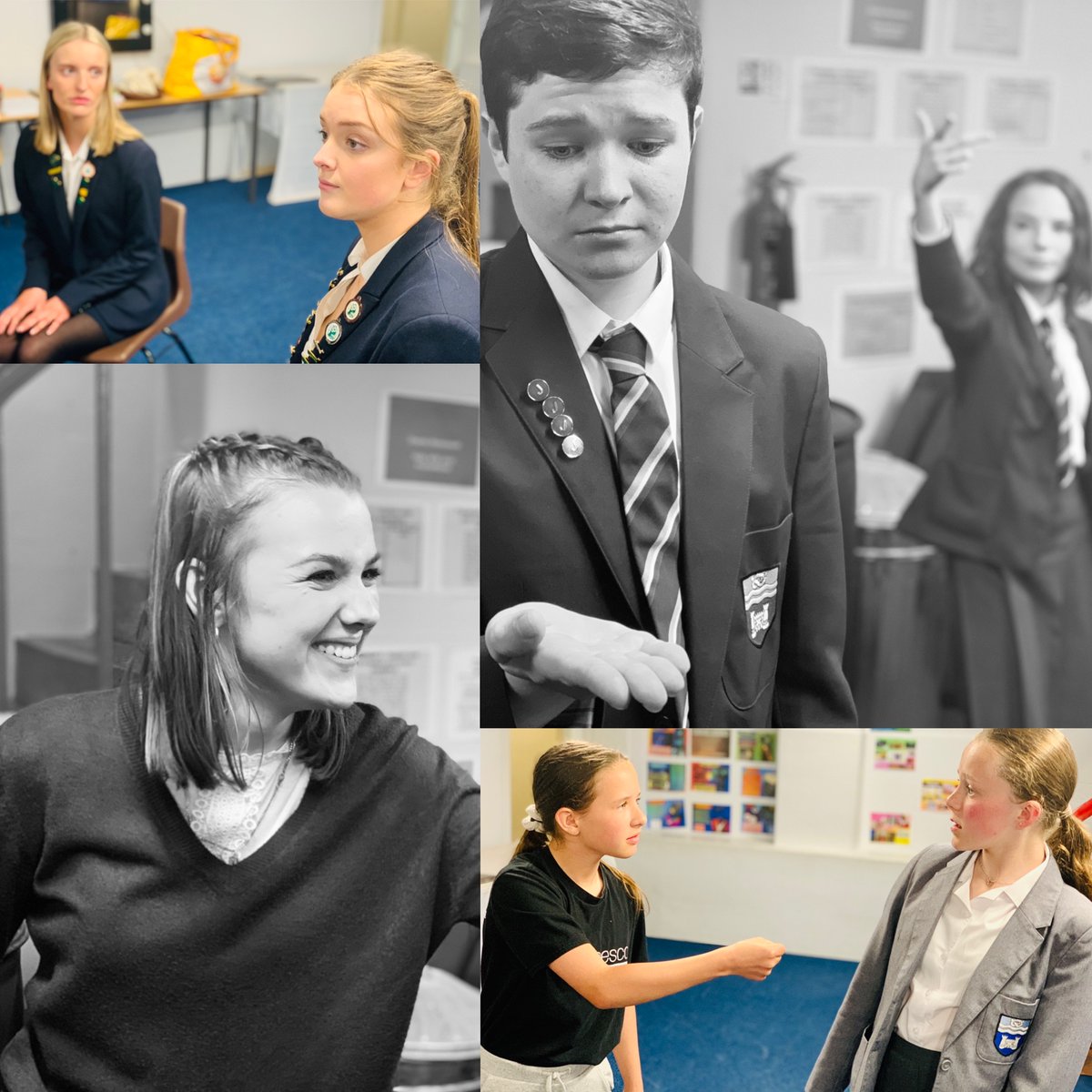 SGSSeniorSchool's tweet photo. We've just completed 2 days of LAMDA examinations. Lots of talented, dedicated students have completed exams in Acting or Verse &amp; Prose. These photos capture some final rehearsals. Well done all involved. #SGSLamda https://t.co/onzJCVcw93