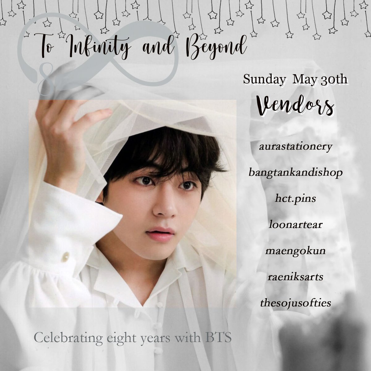 ∞ To Infinity and Beyond ∞ Vendor Reveal ∞

We are so excited to be having all these amazing, talented vendors at our event. Hope you can make it both days and check everyone out!