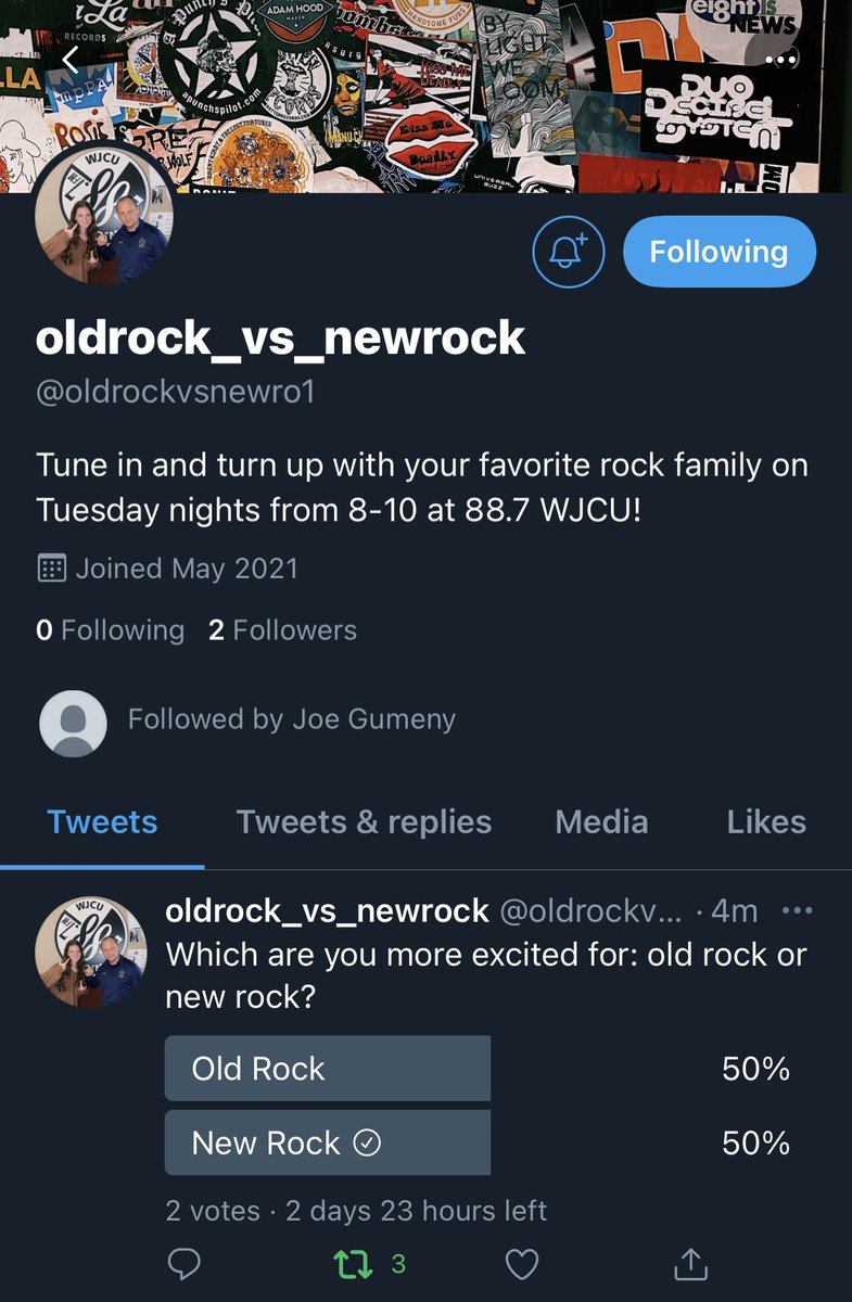 Are you ready to rock?? If you want good vibes &amp; even better music join us Tuesdays from 8-10 on 88.7 WJCU.