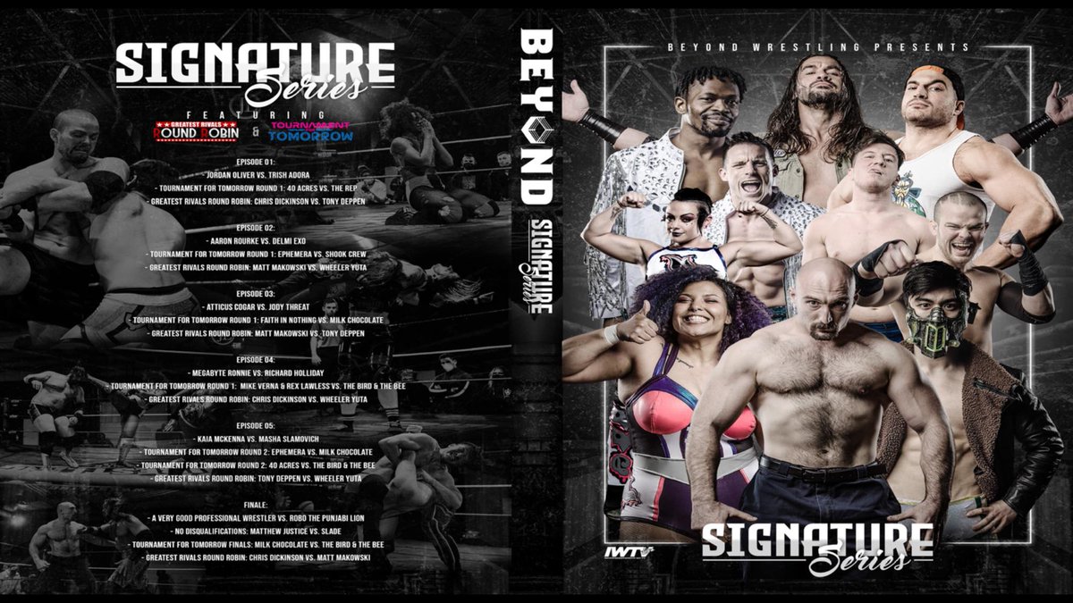 smartmarkvideo's tweet photo. #NewOnSMV from @beyondwrestling 
Signature Series Season 1 #BeyondIsBack 

BR/DVD: https://t.co/C9zLumdHPe

MP4:  https://t.co/7riIYNyUVz https://t.co/SfqswPX04J