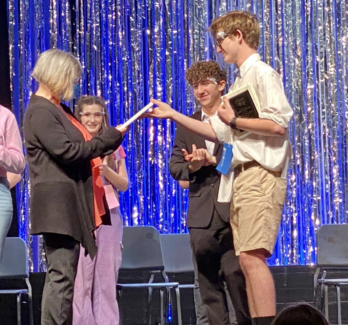 Congratulations to the cast and crew of The 25th Annual Spelling Bee. Today’s final performance by the EHS Players Club brought laughter, cheers and a few tears. <a href="/glasr333/">Rob Glass</a> #eufsdexcellence
