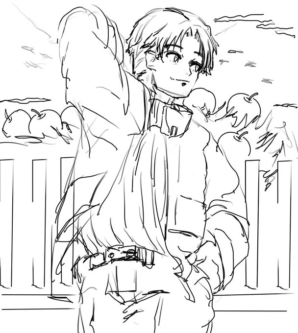 皆様おはようございます✨
狼と旅する作品のの線画を描いています♪
今日も行ってきます🍀
#お絵かき #二次創作 #絵描きさんと繋がりたい 