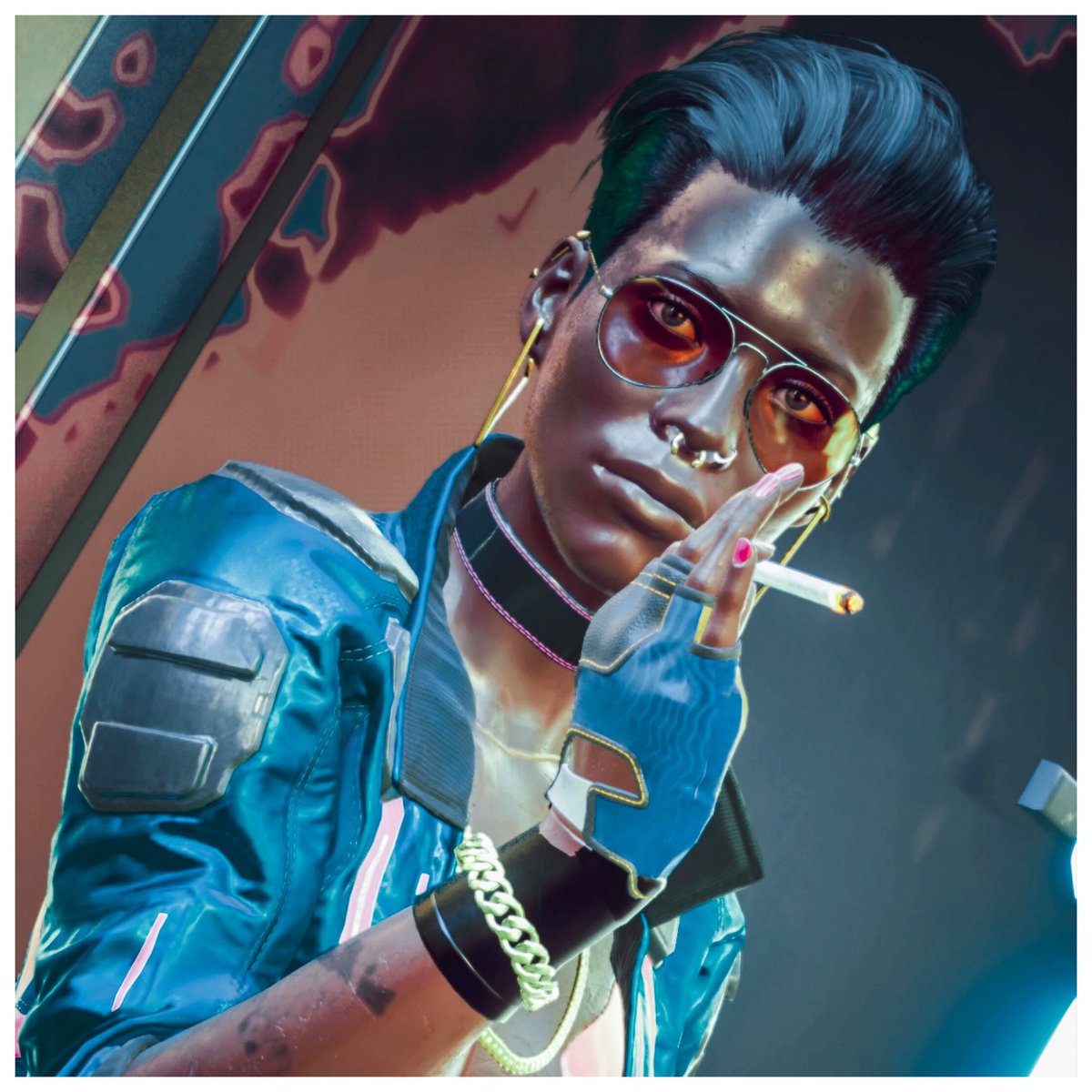 Unhappyclappy1's tweet photo. Cyberpunk 2077 #Cyberpunk2077 #CDProjektRed #PSBlog #SocietyOfVirtualPhotographers #GamerGram #PhotoDen #TheCapturedCollective #screenshot #VirtualPhotography #VGPUnite #ThePhotoMode #VGPimprint https://t.co/hVe2zvUPyE