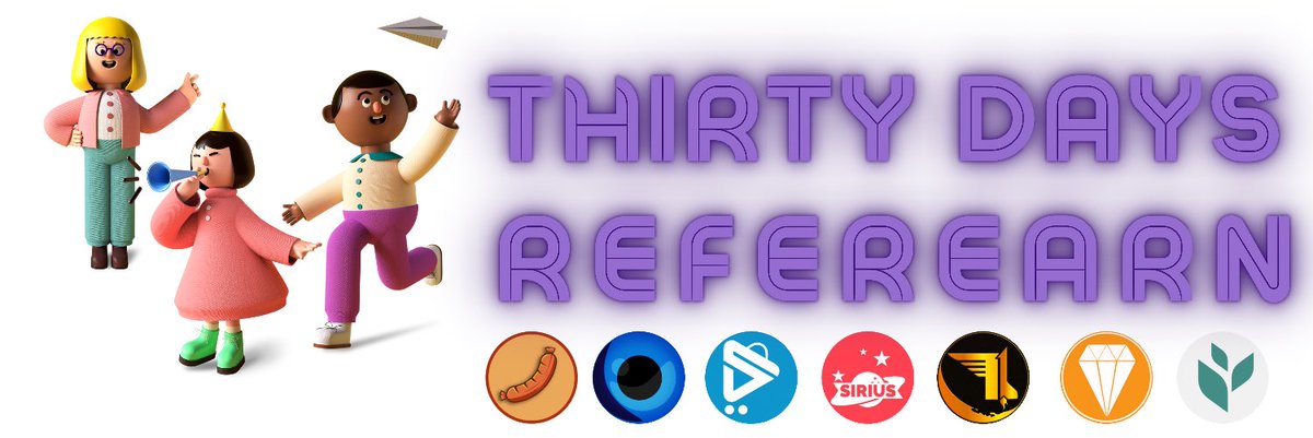 Excited to announce #ReferEarn!
💰up to $1000 winnings!!
#ReferEarn will run for thirty(30) days,
Read winning instructions here cutt.ly/ub6L2M5

Retweet &amp; follow <a href="/BarbecueSwap/">Tiffny Kray</a> <a href="/folio__watch/">Folio-Watch</a> <a href="/SOFO_TECH/">SOFO TECH</a> @tier_1exchange <a href="/SiriusBond/">James Colton</a> <a href="/bitdmd/">BitDiamond</a> <a href="/Justfarm_io/">JustFarm</a> 

#BinanceSmartChain