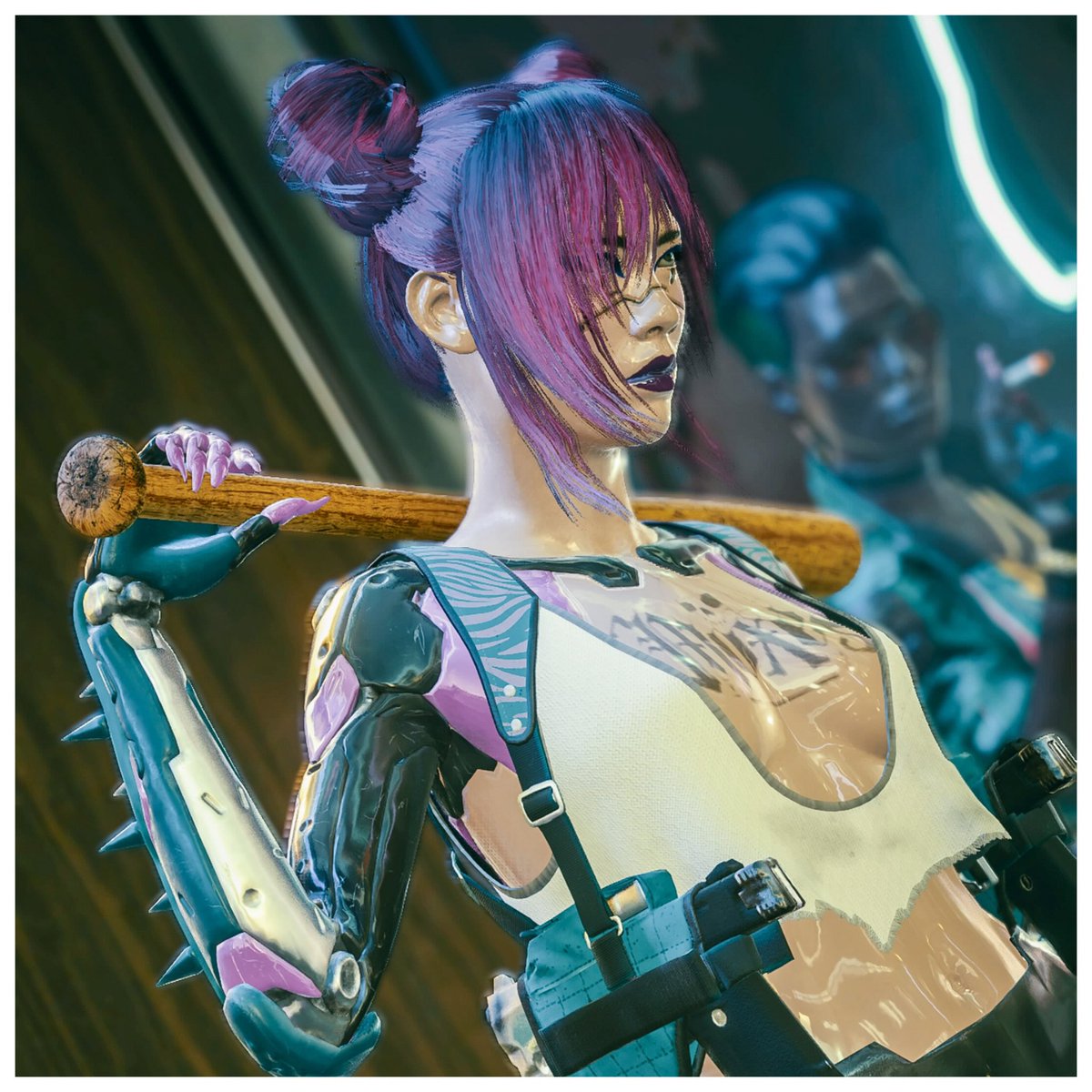 Unhappyclappy1's tweet photo. Cyberpunk 2077 #Cyberpunk2077 #CDProjektRed #PSBlog #SocietyOfVirtualPhotographers #GamerGram #PhotoDen #TheCapturedCollective #screenshot #VirtualPhotography #VGPUnite #ThePhotoMode #VGPimprint https://t.co/Z3NwKbTRMq