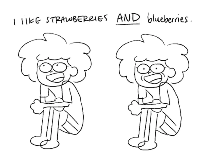 I don't remember why @.parmysean and I started saying "I like strawberries AND blueberries" to convey awkward conversations but here u go. also ancient trying to figure out some acting to add into cassie's beautiful boards :3 