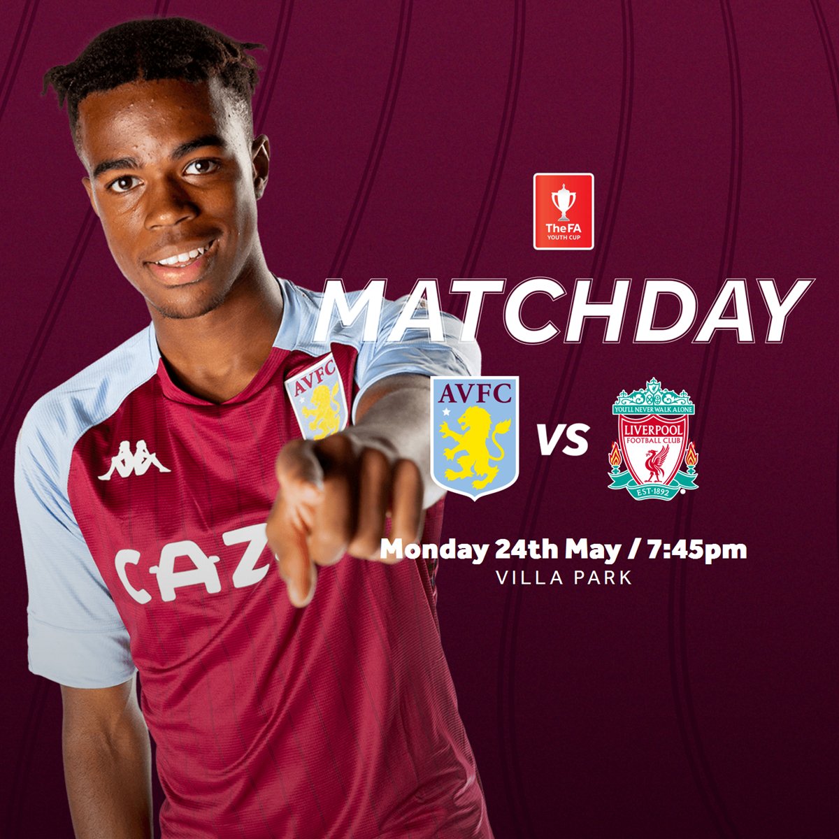 Aston Villa (@avfcofficial) on Twitter photo The ๐ฎ๐ฌ๐ฎ๐ฌ/๐ฎ๐ญ season isn't over yet. ๐
๐จ๐ฃ ๐ง๐๐ ๐ฉ๐๐๐๐! ๐ฃ #FAYouthCup The ๐ฎ๐ฌ๐ฎ๐ฌ/๐ฎ๐ญ season isn't over yet. ๐
๐จ๐ฃ ๐ง๐๐ ๐ฉ๐๐๐๐! ๐ฃ #FAYouthCup